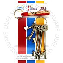 Fire Brigade Products SET6FOB Set of 6 Genuine Fire Brigade Keys With Security Fob Pack of 1