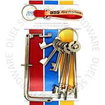 Fire Brigade Products SET6FOB-DK1 Set of 6 Genuine Fire Brigade Keys Standard DK1 Drop Key With Security Fob Pack of 1