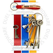 Fire Brigade Products SET6FOB-FCK Set of 6 Genuine Fire Brigade Keys Forestry Commission Key With Security Fob Pack of 1