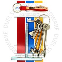 Fire Brigade Products SET6FOB-TK Set of 6 Genuine Fire Brigade Keys TK Tee Key With Security Fob Pack of 1