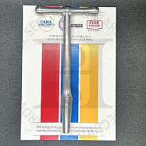 Fire Brigade Products FBP080TK Tee Key Square Drive Narrow Tee Bar Top Pack of 1