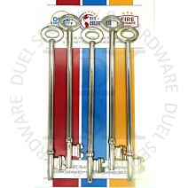 Fire Brigade Products FB4L Fire Brigade Genuine Rim Key 152mm Extra Long Pack of 5