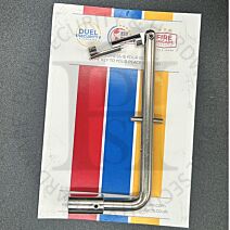 Fire Brigade Products DK2 Lift or Entrance Panel Drop Key with Lift Attachment Pack of 1
