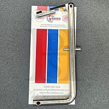 Fire Brigade Products DK1SS Fire Brigade FB Drop Key Stainless Steel Grade 304 Pack of 1