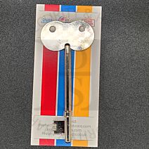 Fire Brigade Products RDK1 Fire Brigade Radar Disability Large Head Mortise Lock Key - Pack of 1