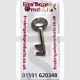 Fire Brigade Products FB11 Fire Brigade FB Padlock Key