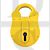 Fire Brigade FB14 2.5" Padlock - No Keys - Imported