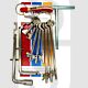 Fire Brigade Products SET12FOB Set of 9 Genuine Fire Brigade Keys DK1 DK2 TK Keys With Security Fob Pack of 1