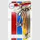 Fire Brigade Products SET9FOB Set of 9 Genuine Fire Brigade Keys With Security Fob Pack of 1