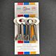 Fire Brigade Products FB14 Fire Brigade Genuine Large Yellow Padlock Key Pack of 5