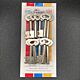 Fire Brigade Products FBW FB5 FB1 Fire Brigade Genuine Small Padlock Key Pack of 10